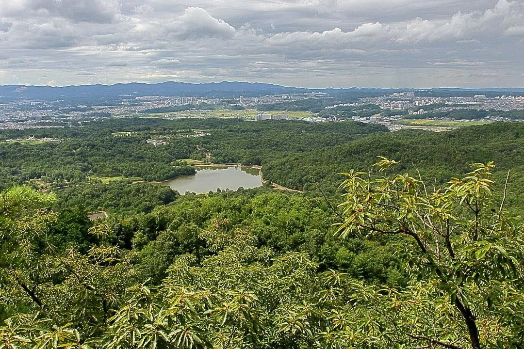 山頂から福島大池