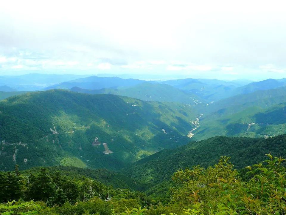 剣山山頂から