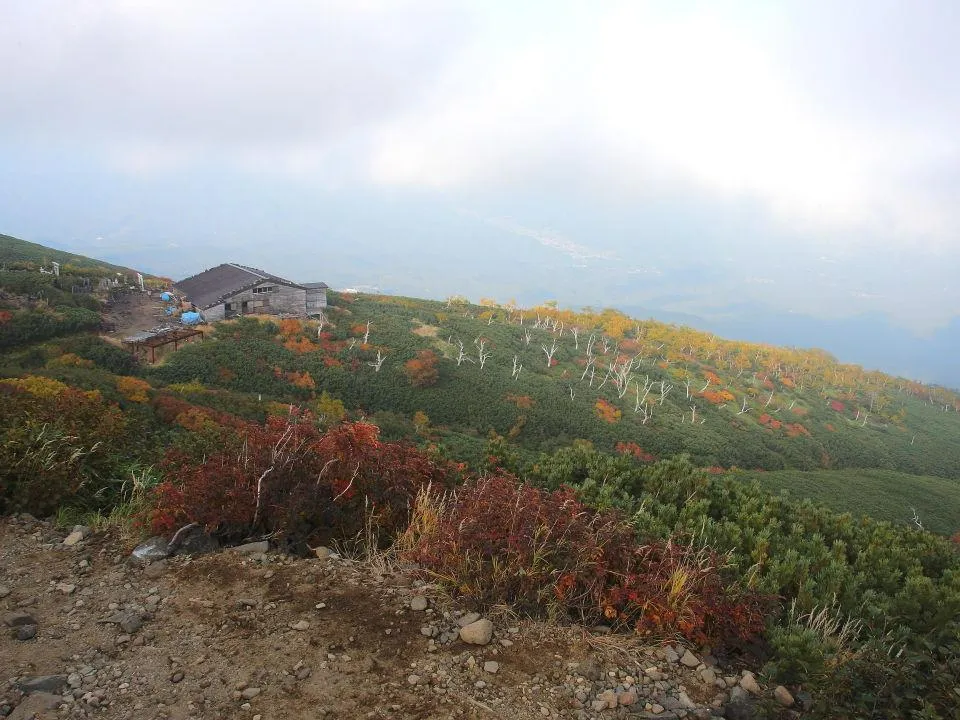 女人堂に下山