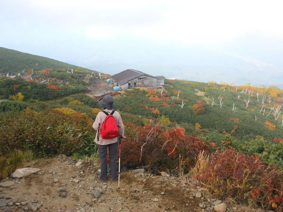 女人堂に下山