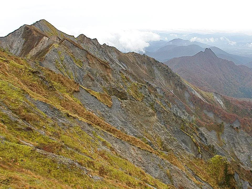 山頂から剣ヶ峰