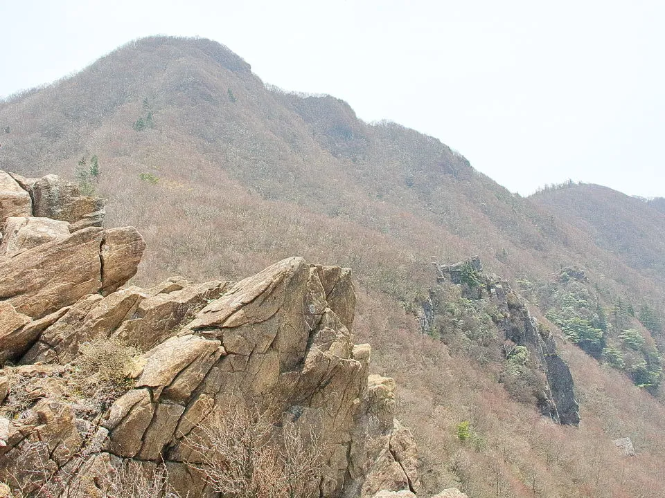 カブト岩→西赤石山