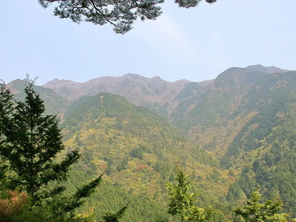 銅山峰、西赤石山