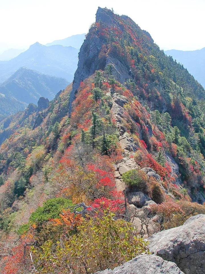 弥山から天狗岳