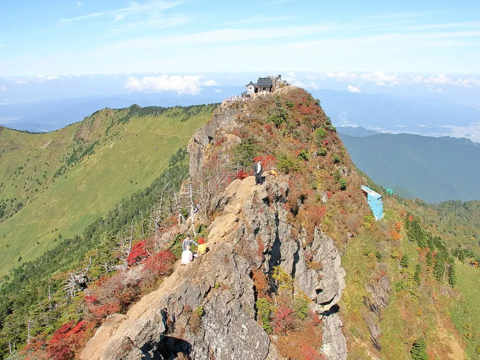 天狗岳から弥山