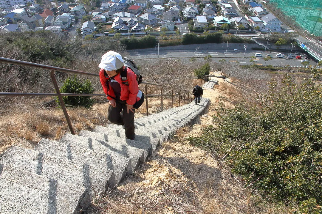 栂尾山階段