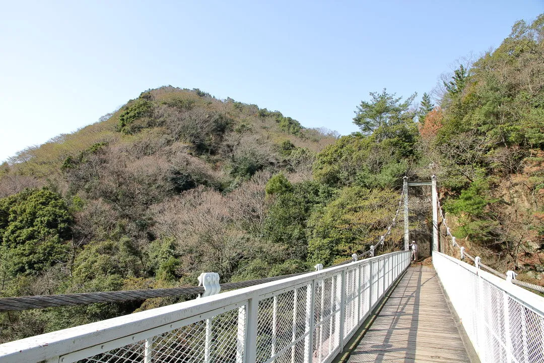 天王吊橋から菊水山