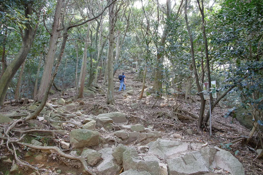 鍋蓋山へ