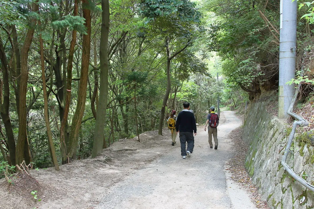 塩尾寺を越え舗装路