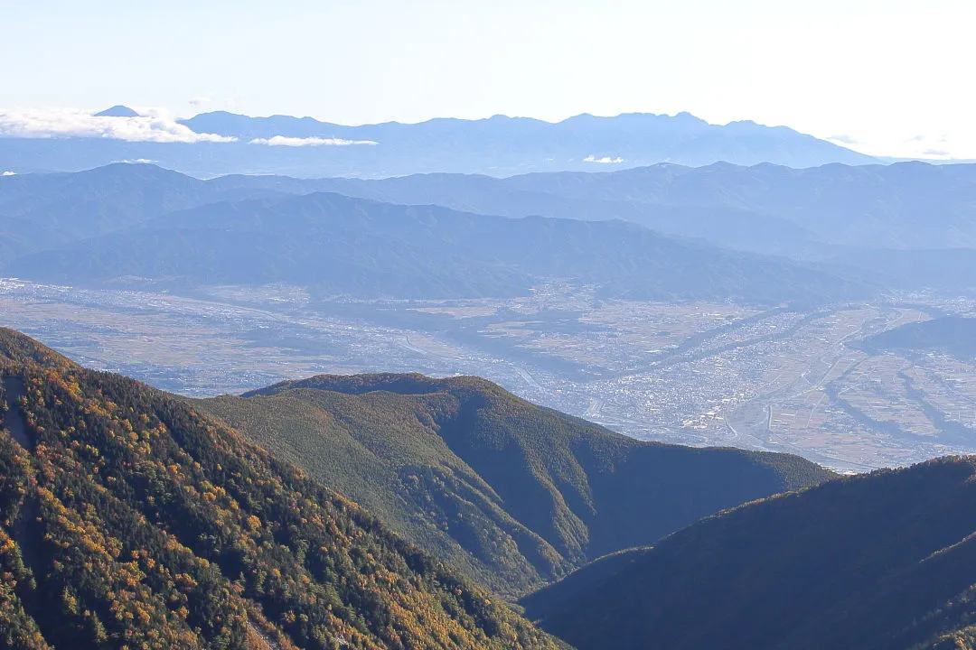 八ヶ岳連峰の山並