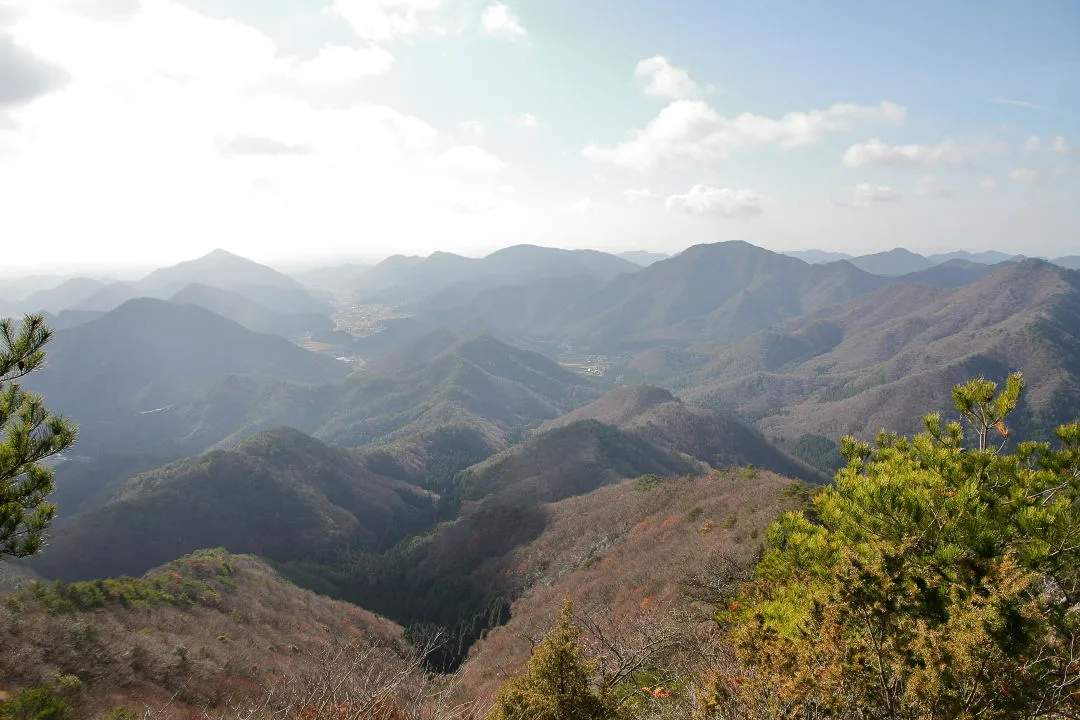 岩場からの景観