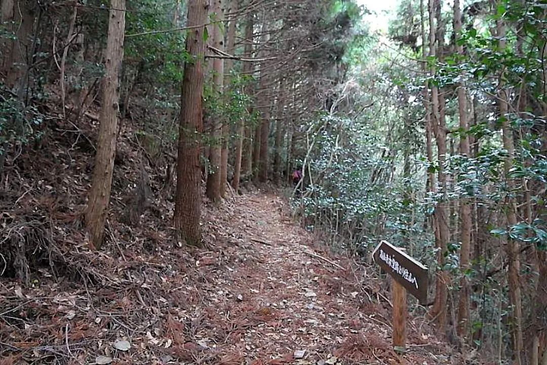 高仙寺本堂跡へのルート