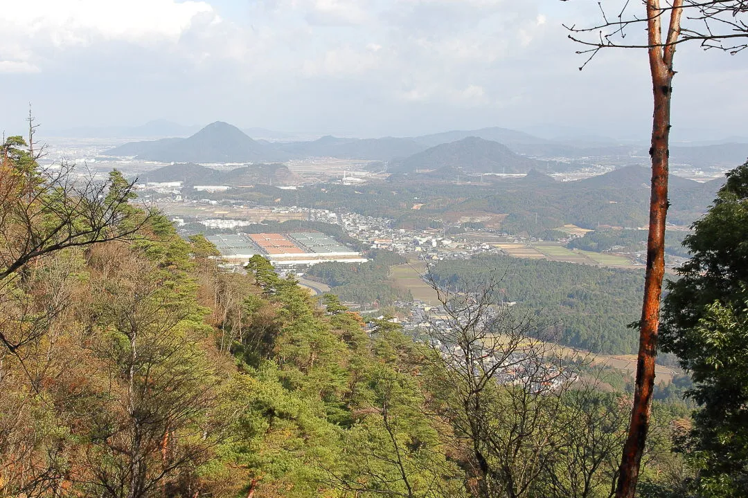 鶏冠山から