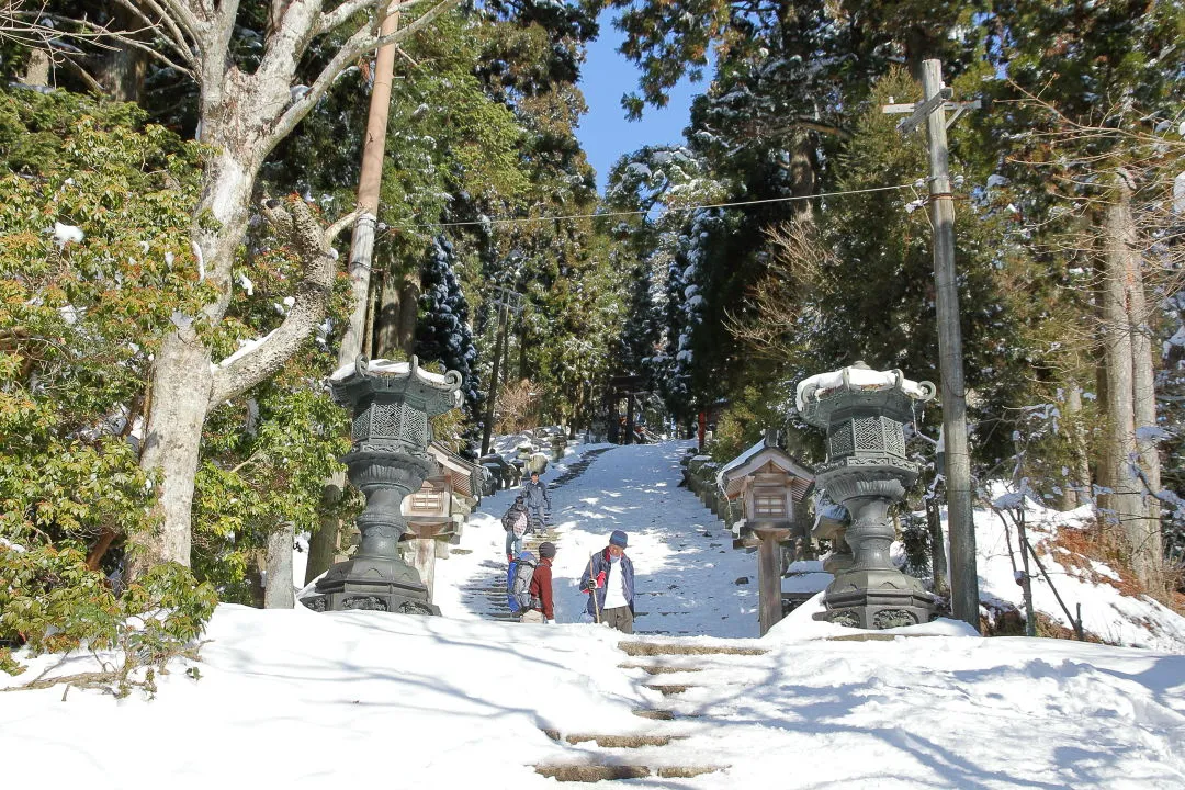 愛宕神社への石段