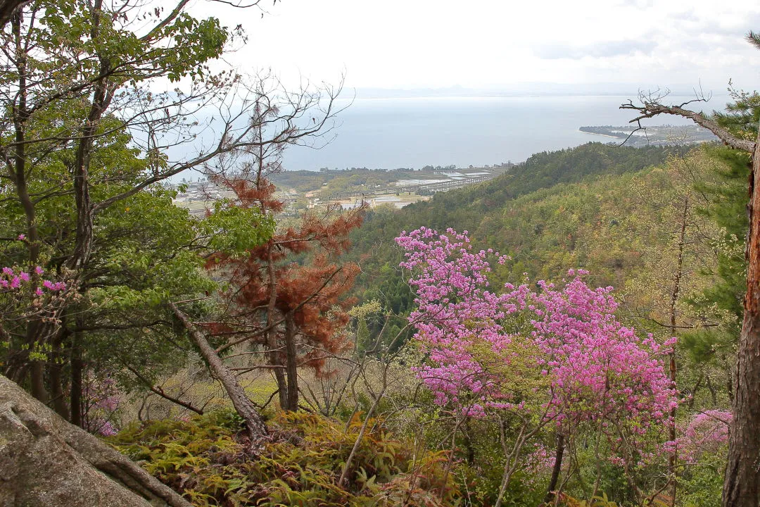 滝見台から琵琶湖