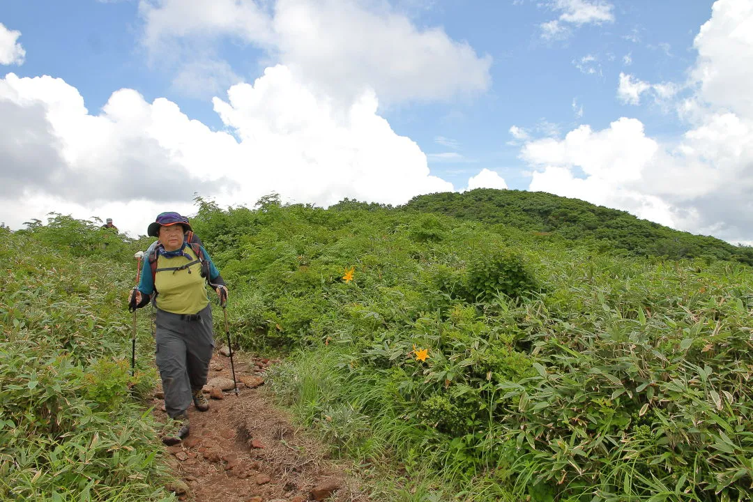 赤兎山への登山道