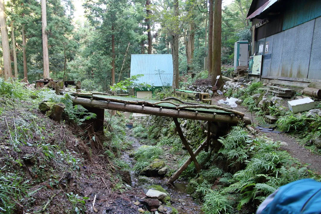 廃村側を振り返る