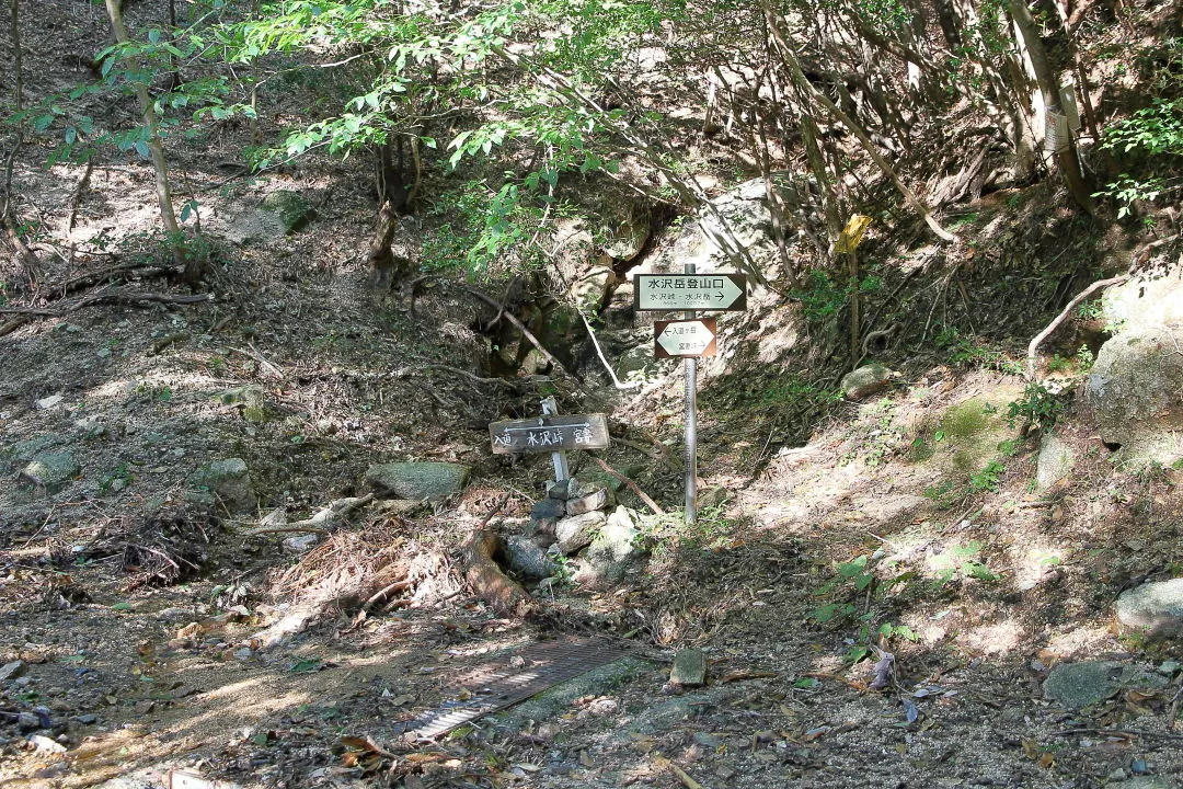 水沢岳登山口