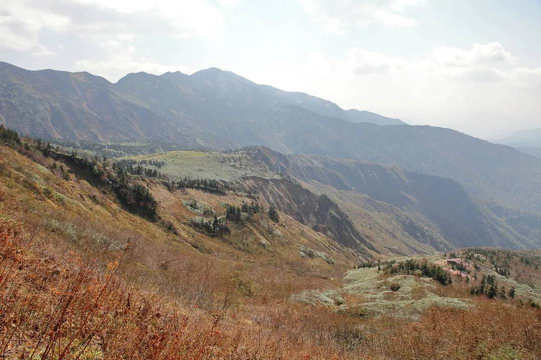 南竜分岐から別山