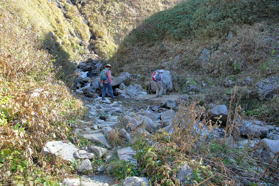 赤谷から油坂へ