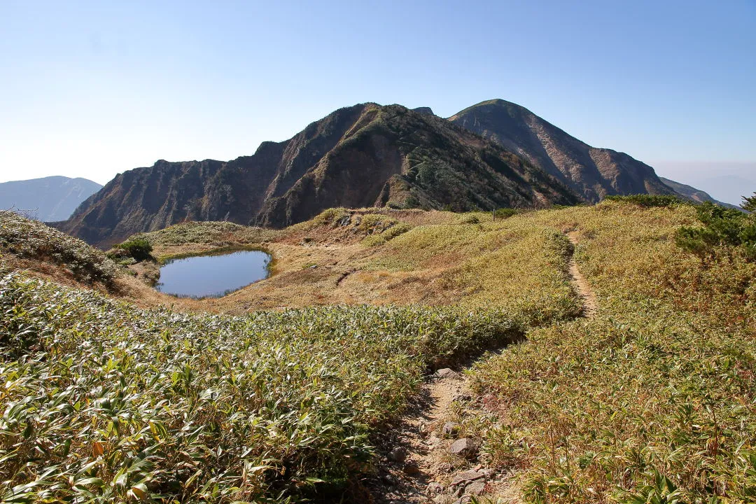 天池と別山