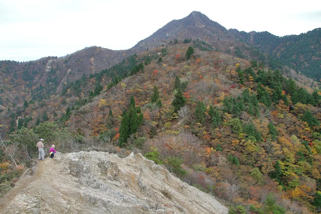 武平峠付近から鎌ヶ岳