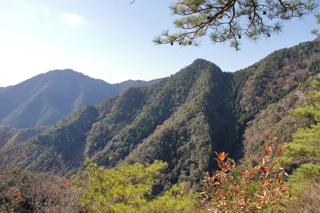 七種槍山頂から七種山