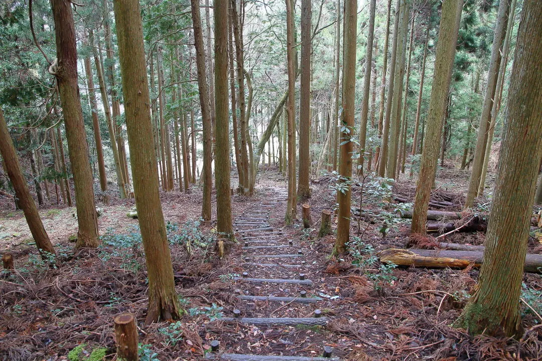 火打岩へ下る