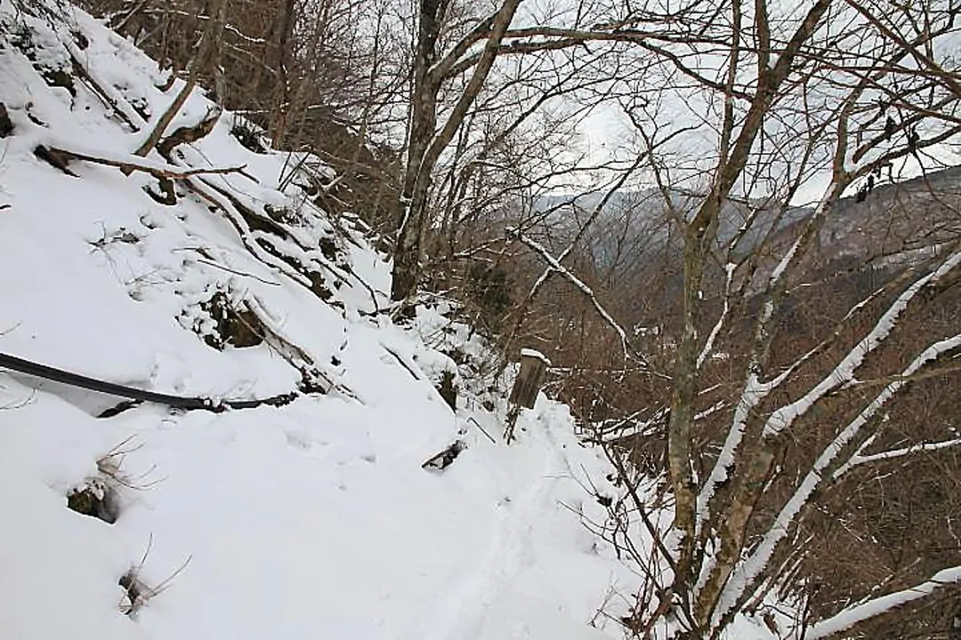 稲村岳登山口へ