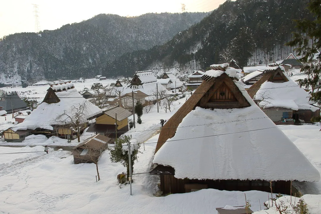 鎌倉社から里の全景