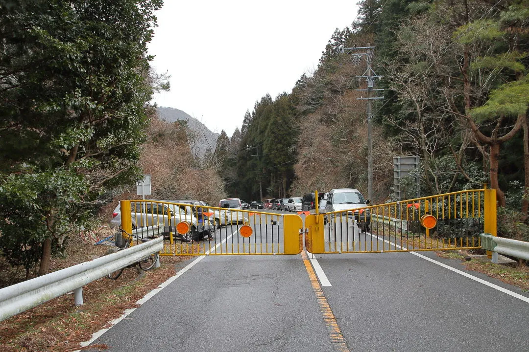 ゲート内から駐車状況