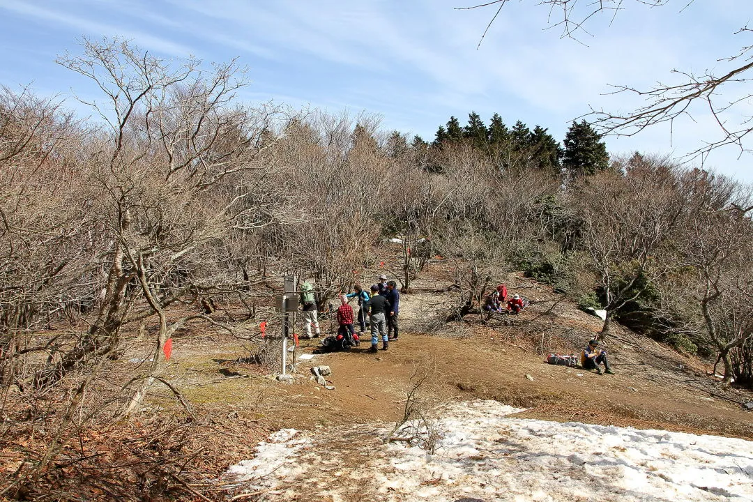 登山道八合目