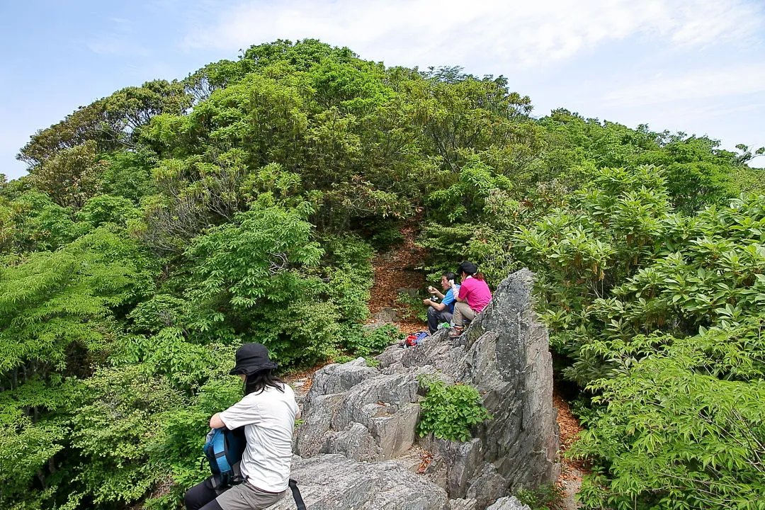 岩場から虚空蔵山