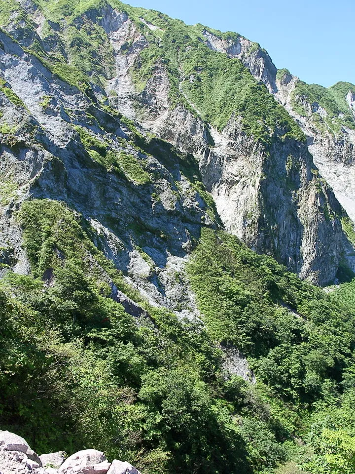 元谷上部の大山