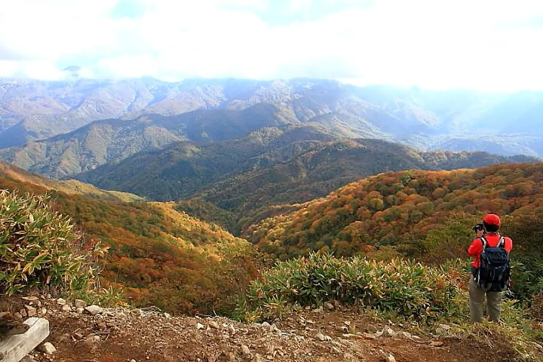 赤兎山の白山展望台