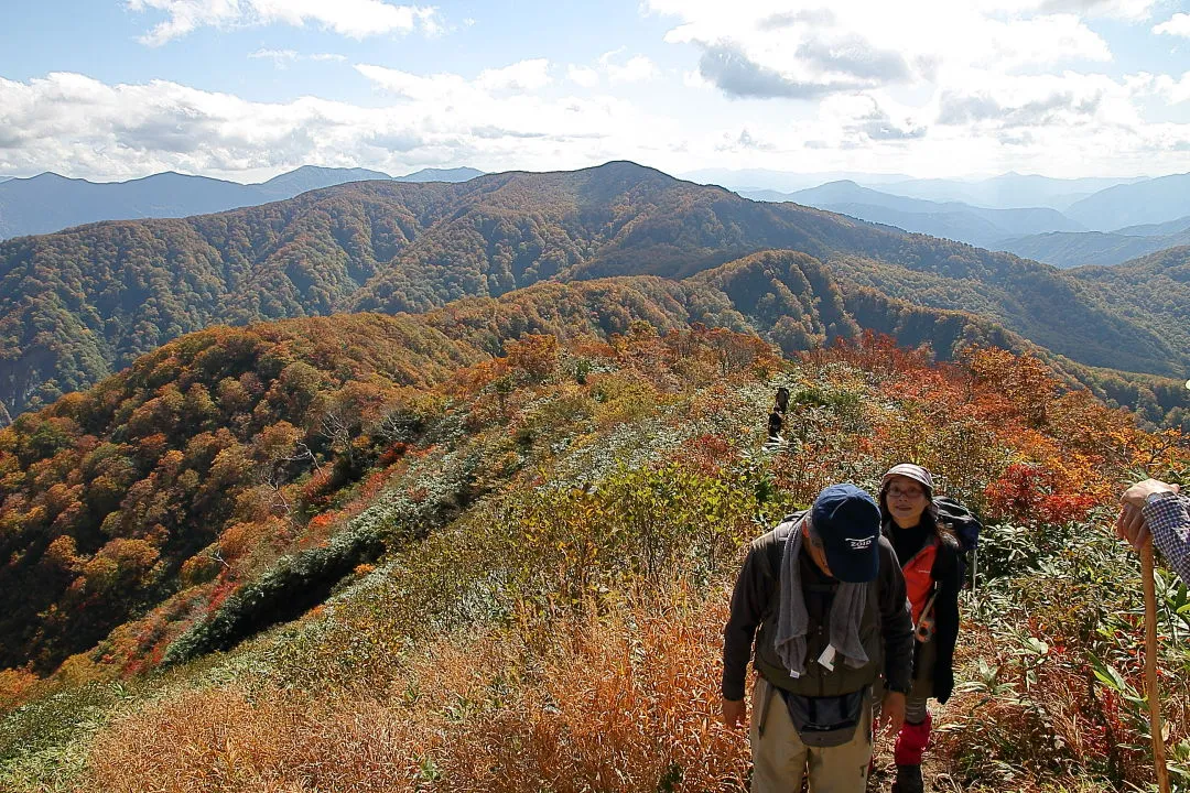 大長山登山道から赤兎山