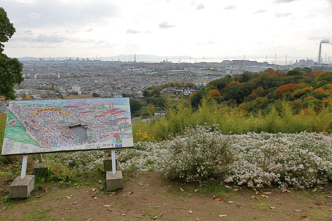 夫婦岩展望台から播磨平野