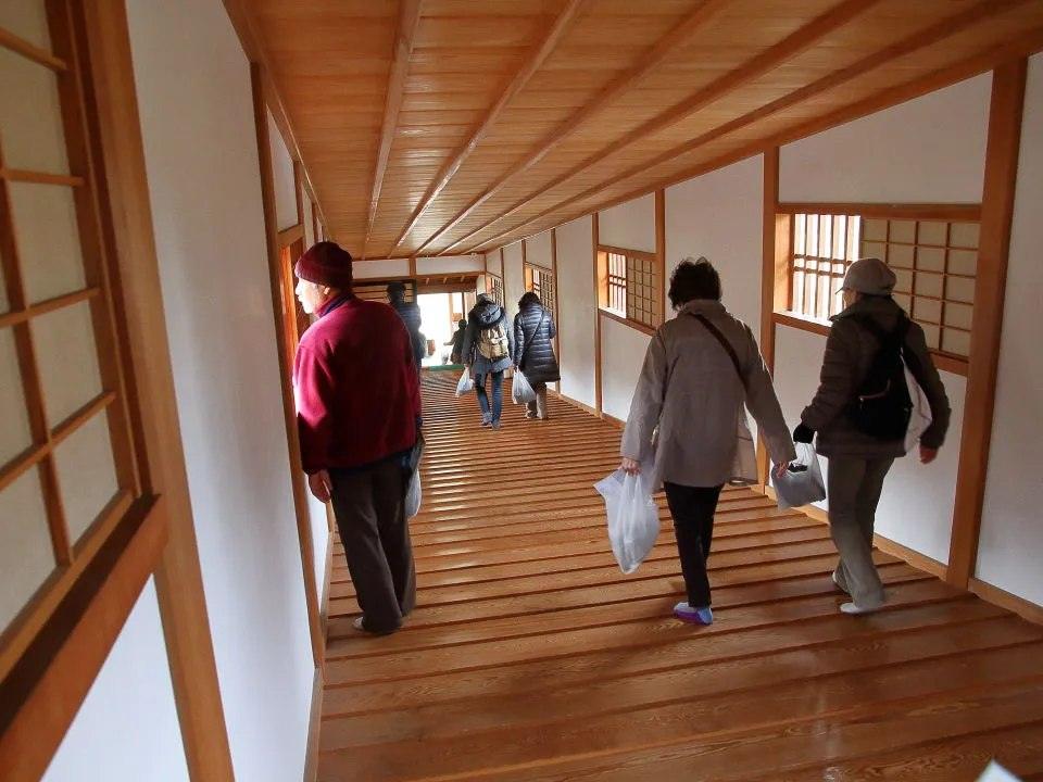 和歌山城　紅葉渓庭園の御橋廊下