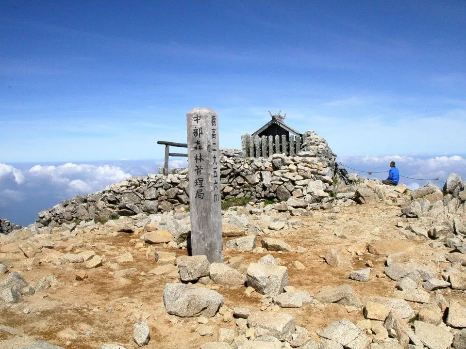 木曽駒ヶ岳山頂