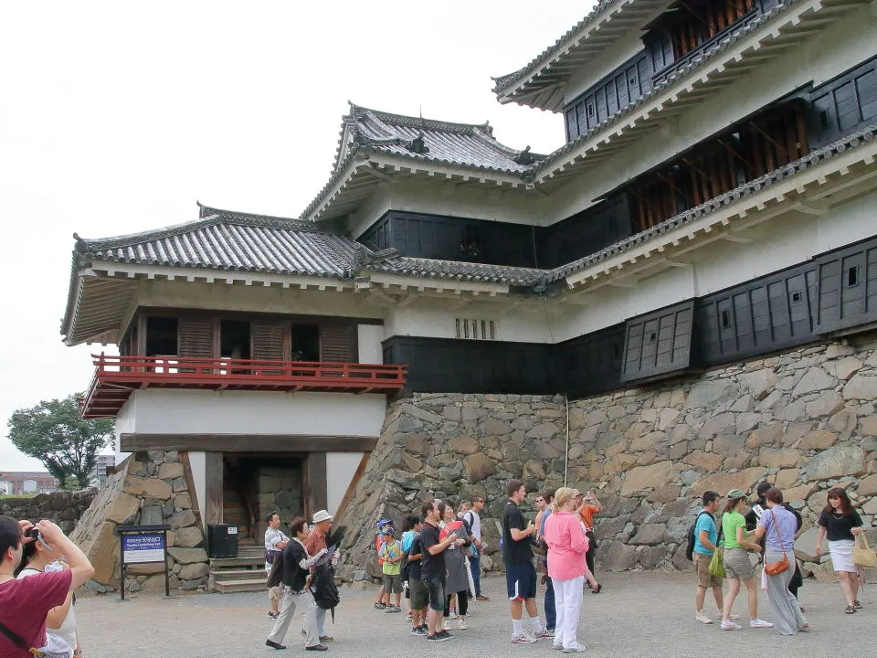 松本城　月見櫓と辰巳附櫓
