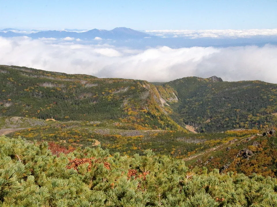 西天狗岳山頂から