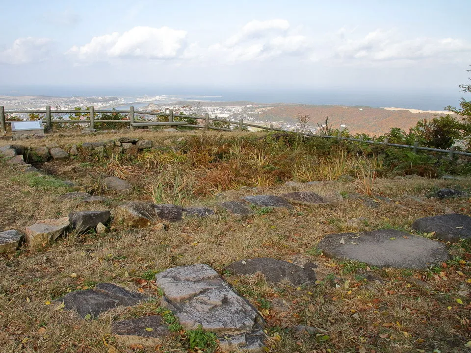 鳥取城山上ノ丸　天守櫓跡