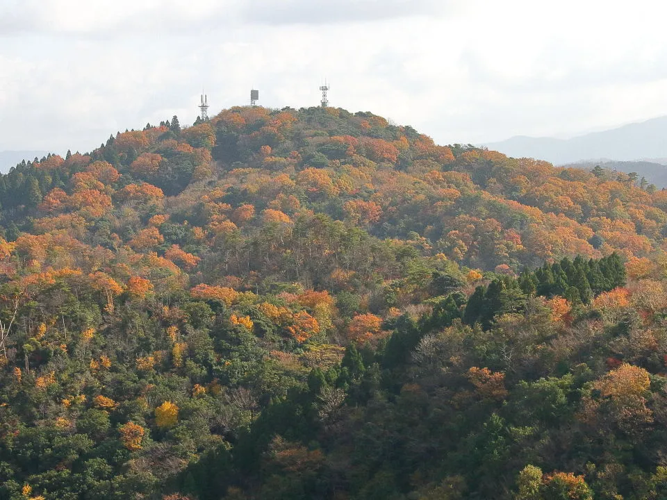 十神砦跡から本陣山