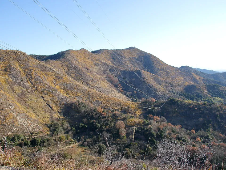 馬ノ背登山道から高御位山