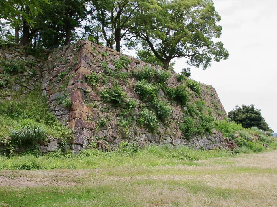 洲本城跡　本丸石垣