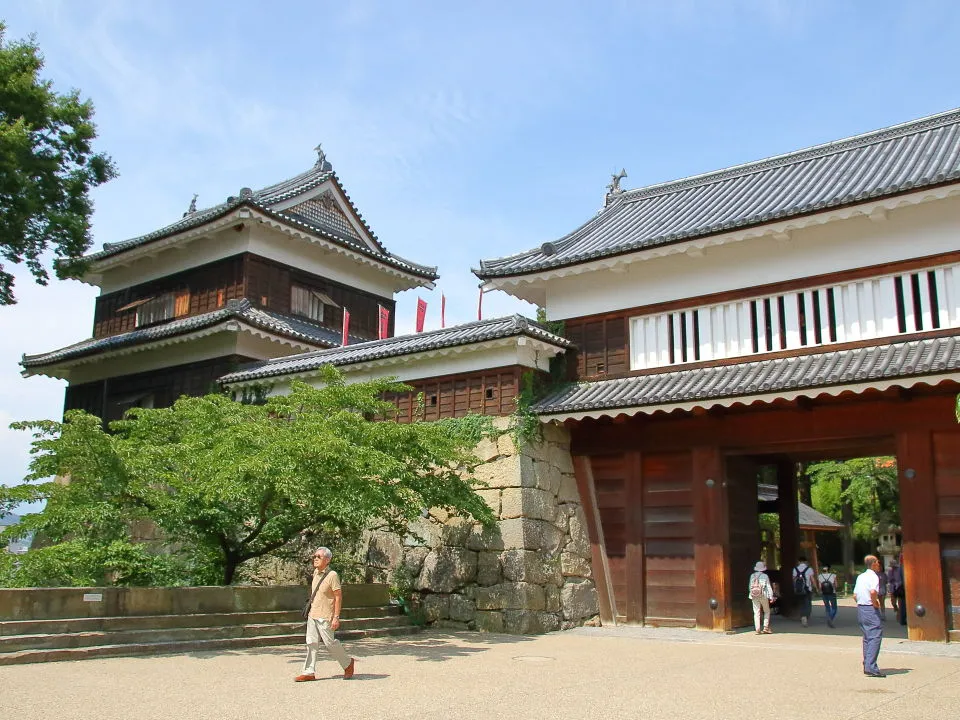 上田城南櫓と東虎口櫓門