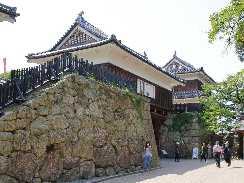 上田城東虎口櫓門と南櫓