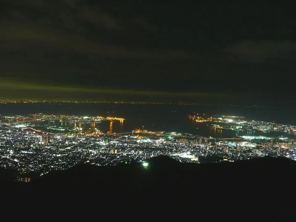 摩耶山から神戸の夜景