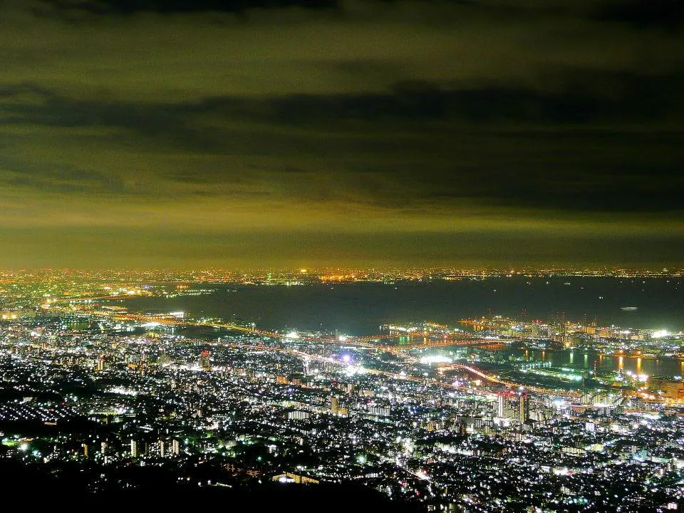 摩耶山から大阪湾