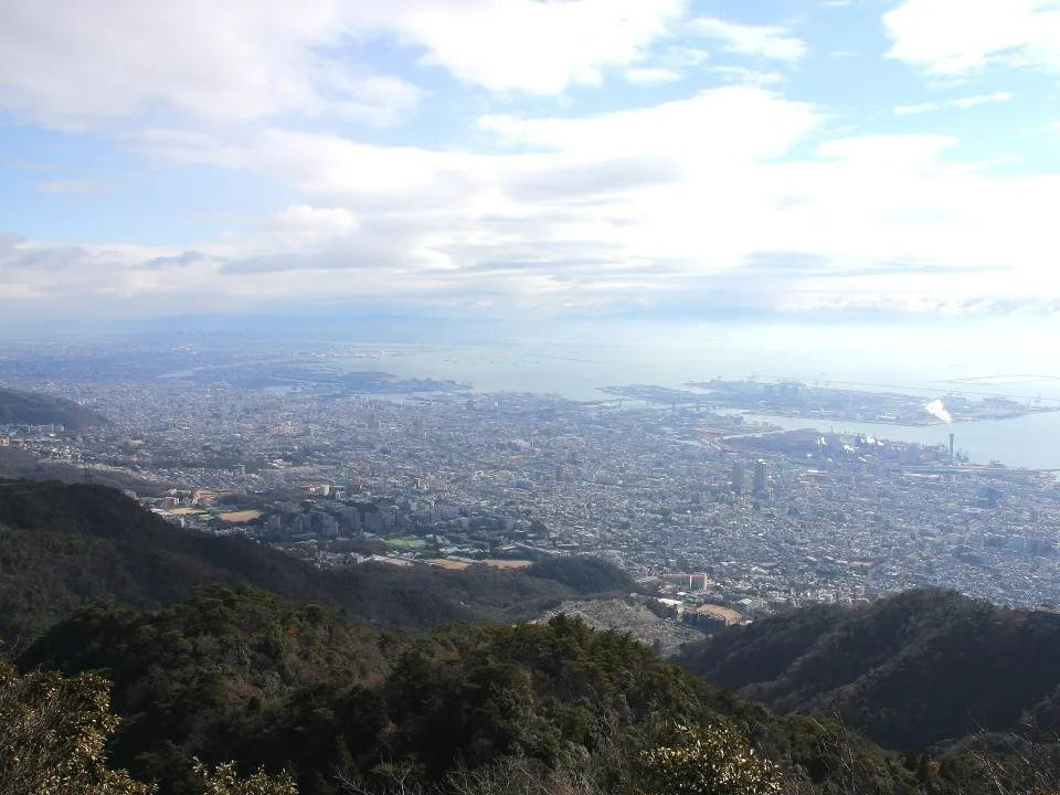 摩耶山から大阪湾